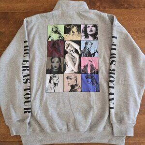 TAYLOR SWIFT | THE ERAS INTERNATIONAL TOUR GREY QUARTER ZIP |M |TTPD